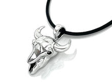 Load image into Gallery viewer, Buffalo Skull Necklace