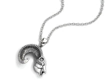 Load image into Gallery viewer, Bighorn Sheep Skull Necklace