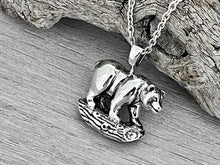Load image into Gallery viewer, Black Bear Necklace