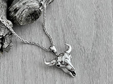 Load image into Gallery viewer, Buffalo Skull Necklace