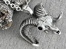 Load image into Gallery viewer, Bighorn Sheep Skull Necklace