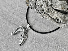 Load image into Gallery viewer, Bighorn Sheep Skull Necklace