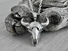 Load image into Gallery viewer, Buffalo Skull Necklace
