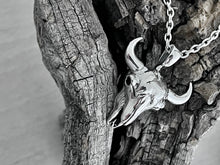 Load image into Gallery viewer, Buffalo Skull Necklace