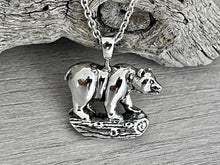 Load image into Gallery viewer, Black Bear Necklace