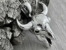 Load image into Gallery viewer, Buffalo Skull Necklace