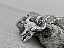 Load image into Gallery viewer, Buffalo Skull Necklace