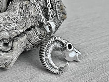 Load image into Gallery viewer, Bighorn Sheep Skull Necklace