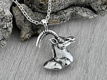 Load image into Gallery viewer, African Sable Antelope Necklace