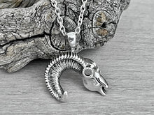 Load image into Gallery viewer, Bighorn Sheep Skull Necklace