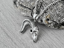 Load image into Gallery viewer, Bighorn Sheep Skull Necklace