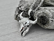 Load image into Gallery viewer, Buffalo Skull Necklace