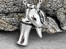 Load image into Gallery viewer, Duck Call &amp; Duck Head Necklace