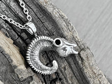 Load image into Gallery viewer, Bighorn Sheep Skull Necklace