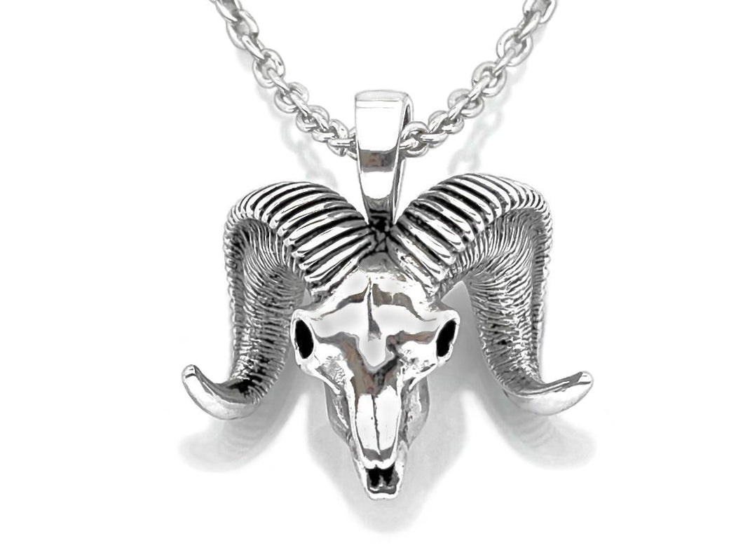 Bighorn Sheep Skull Necklace