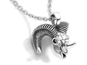 Bighorn Sheep Skull Necklace