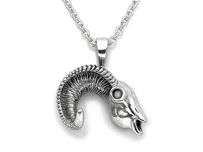 Bighorn Sheep Skull Necklace