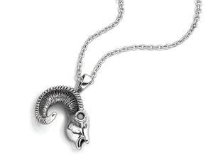 Bighorn Sheep Skull Necklace