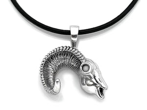 Bighorn Sheep Skull Necklace