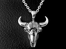 Load image into Gallery viewer, Buffalo Skull Necklace