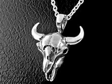 Load image into Gallery viewer, Buffalo Skull Necklace